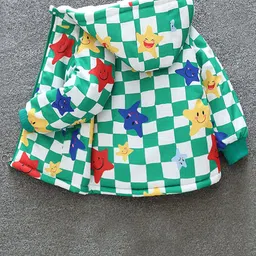 INCLUD Boys Checked Open Front Jacket image 2
