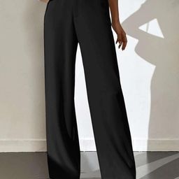 BROADSTAR Women Smart High-Rise Easy Wash Trousers-image-53