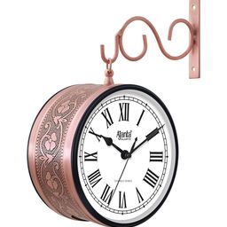 Ajanta 1147 Copper With Glass Double-Sided Analog Wall Clock-image-25