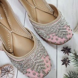 Fulkari Women Embellished Ethnic Mojaris Flats-picture-51