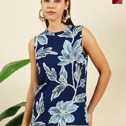 THE FAB FACTORY Women Pack Of 2 Floral Printed Sleeveless Top-picture-26