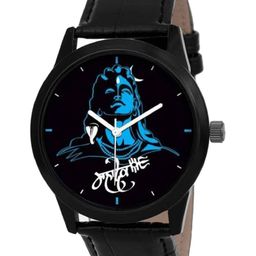 Miss Perfect Men Printed Dial & Leather Straps Analogue Watch aa642-picture-10