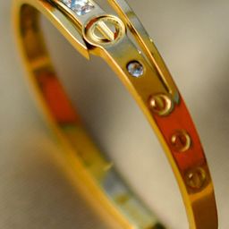 RaasRani Women Gold-Plated Stainless Steel Cubic Zirconia Bracelet-picture-13