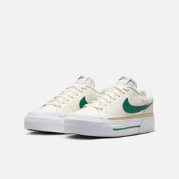 Nike Court Legacy Lift Women's Leather Lace Ups Round Toe Shoes-image-7