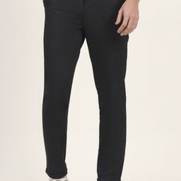 Greenfibre Men Printed Slim Fit Trousers-picture-24