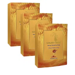 Golden Treez Set Of 3 Lemon Glycerine Soap- 115 ml Each image 1