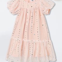 max Puff Sleeve A-Line Dress-5