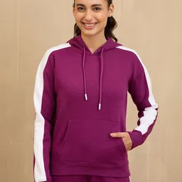 Nykd Women Hooded Long Sleeves Sweatshirt-image-40