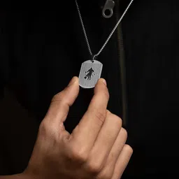 Mesmerize Silver-Plated Square Pendants With Chains-6