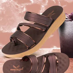 BERSACHE Women Slip-On One Toe Flats-image-121