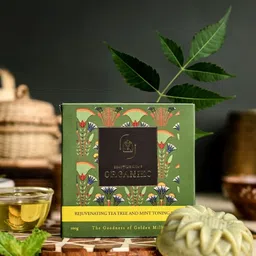Organiko Donkey Milk Rejuvenating Tea Tee And Mint Toning Soap- 100 g-image-84