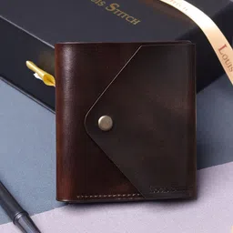 LOUIS STITCH Men Textured Leather Two Fold Wallet-27