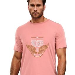 BLUEFICUS Graphic Printed Bio Finish Slim Fit T-shirt-image-50