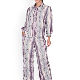 FELLAMO Printed Shirt Collar Shirt With Trousers Co-Ords-image-21