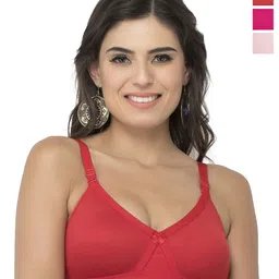 College Girl Women Pack of 3 Full Coverage Lightly Padded and Non-Wired Bra-image-39