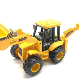 Excavator 2 in 1 JCB Bulldozer Construction Toy Vehicle plastic toys(Pack of: 1)-picture-28