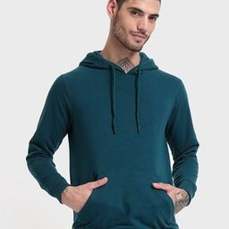 The Roadster Lifestyle Co Full Sleeve Casual Hooded Sweatshirt-image-2