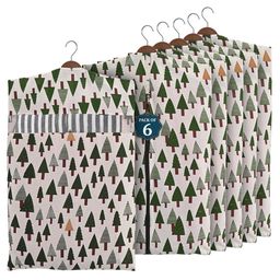 Kuber Industries Green Set of 6 Regular Multi-Utility Organisers-15