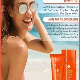 N Plus Professional Sun Screen SPF 60 Matte Cream With Hyaluronic Acid & Vitamin E- 50 ml image 4