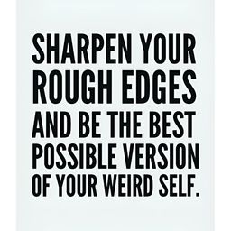 Inephos Black & White Typography Printed Wall Art-18
