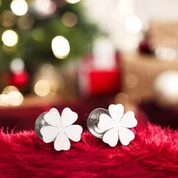 Sangria 925 Sterling Silver Sleek Elegant Studs-image-77