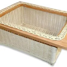 Plastic Wicker Basket for Modular Kitchen Pull Out Basket for Onion17X20X8 inch Storage Basket-32