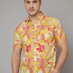 FABRIC FITOOR Men Relaxed Floral Opaque Printed Casual Shirt-image-87