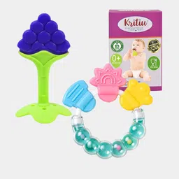 Kritiu Set Of 2 Food-Grade Silicone Baby Teether-87