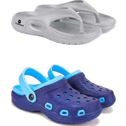 PENNEN Men Set Of 2 Thong Flip-Flops & Clogs-30