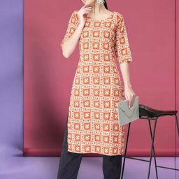 Ethnic basket Women Multicoloured Kurtas-picture-44