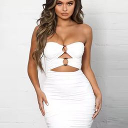 LULU & SKY Women Off-Shoulder Bodycon Mini Dress-image-86