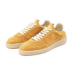 RARE RABBIT Men Colourblocked Suede Sneakers-image-97