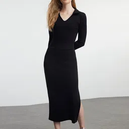 Trendyol Bodycon Midi Dress-image-13