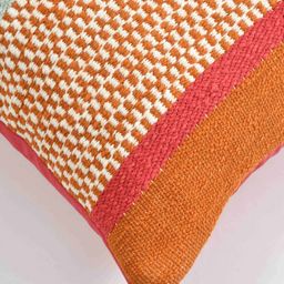 SASHAA WORLD Orange & Pink Square Cushion Covers-37