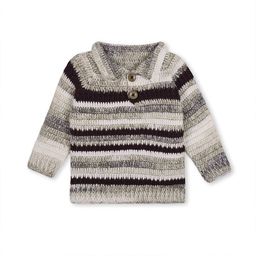 Star Lath Kids Striped Woollen Sweater Vest-image-90