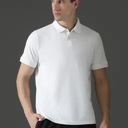 EPPE Men Dry Fit Solid Polo Collar T-Shirt-image-28