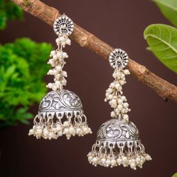 Anvik Contemporary Jhumkas Earrings-image-76