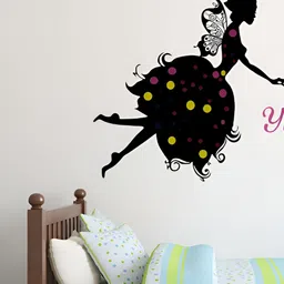 LANSTICK Black & Red Angel With Butterfly Wall Sticker-image-27