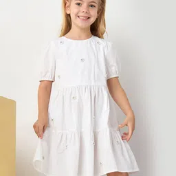 max Puff Sleeve Fit & Flare Dress-picture-56