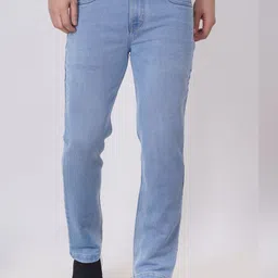 ASHTOM Men Original High-Rise Slash Knee Jeans-image-3