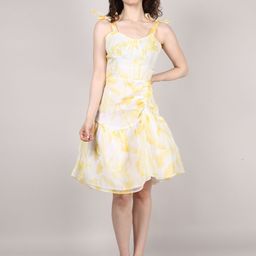 SWISHIN Women Floral Printed Fit & Flare Mini Dress-image-52