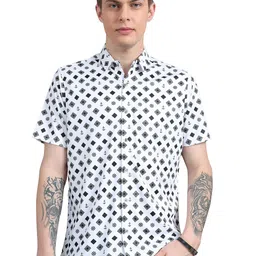 ECOLINE Clothing Men Standard Opaque Printed Casual Shirt-image-24