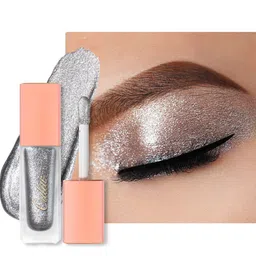 Oulac Long Lasting Liquid Diamond Eyeshadow - 6.8 g - Bling Silver-19