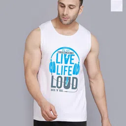 SLOWLORIS Men Pack Of 2 Typography Printed Round Neck Cotton Slim Fit T-Shirts-image-15