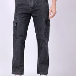 ZAYSH Men Mildly Distressed Light Fade Stretchable Cotton Jeans-image-22