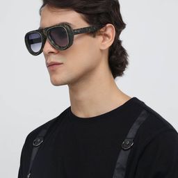 ZAADRAN Unisex Aviator Sunglasses with Polarised and UV Protected Lens image 2