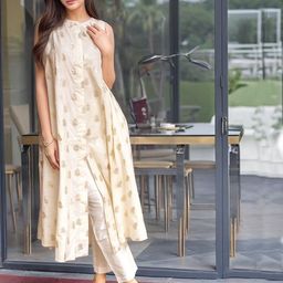 KALINI Women Printed A-Line Kurta Set-picture-11