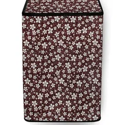 The Furnishing Tree Washing Machine Cover Floral Pattern Brown BSE Compatible for Whirlpool 7.2 Kg-image-101