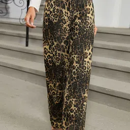StyleCast Women Animal Printed Parallel Trousers-image-35