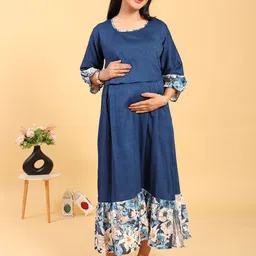 RITIJYA Women Floral Printed Floral Maternity Anarkali Kurta-picture-51